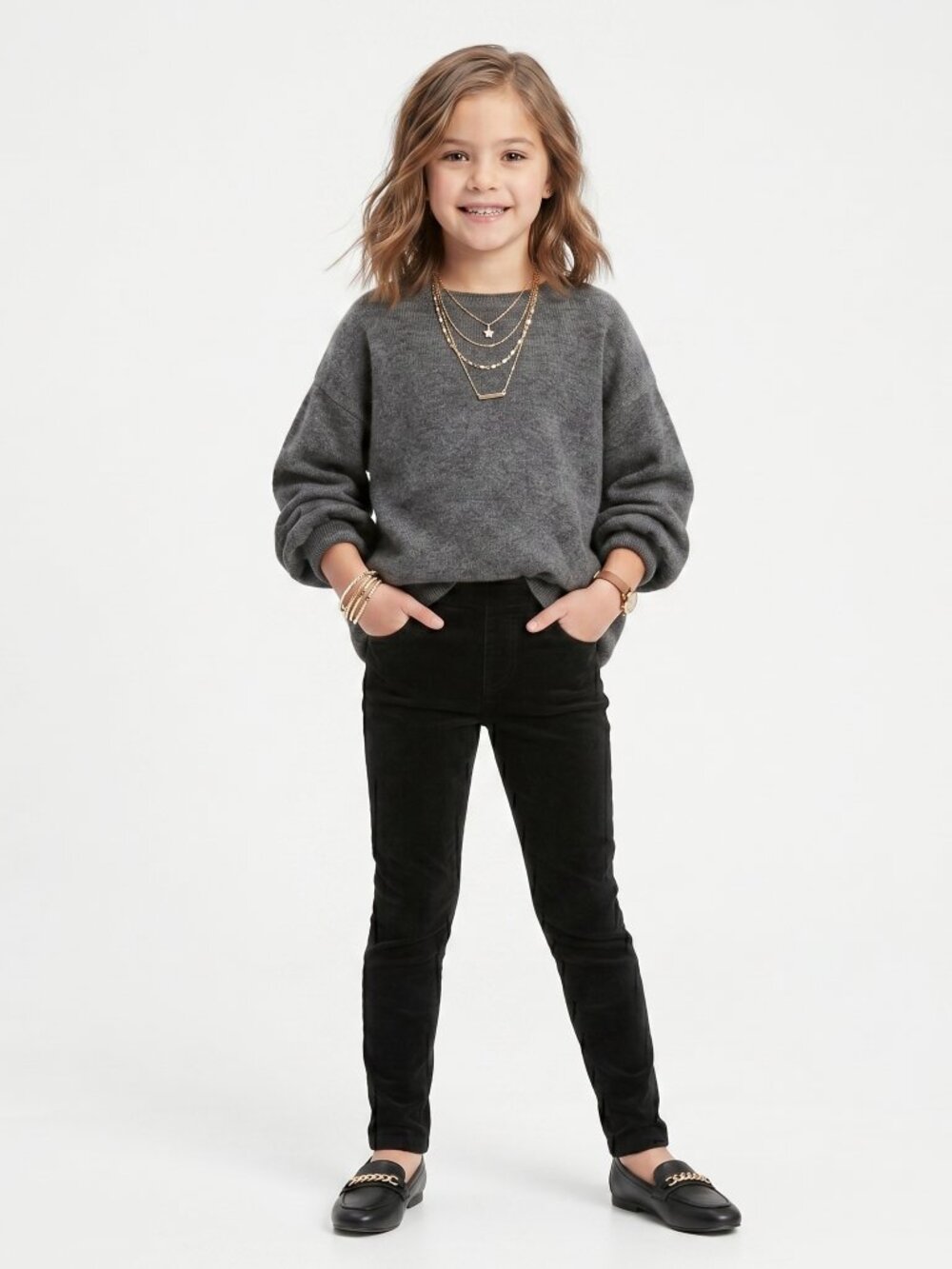 *GAP Toddler Black Corduroy Leggings